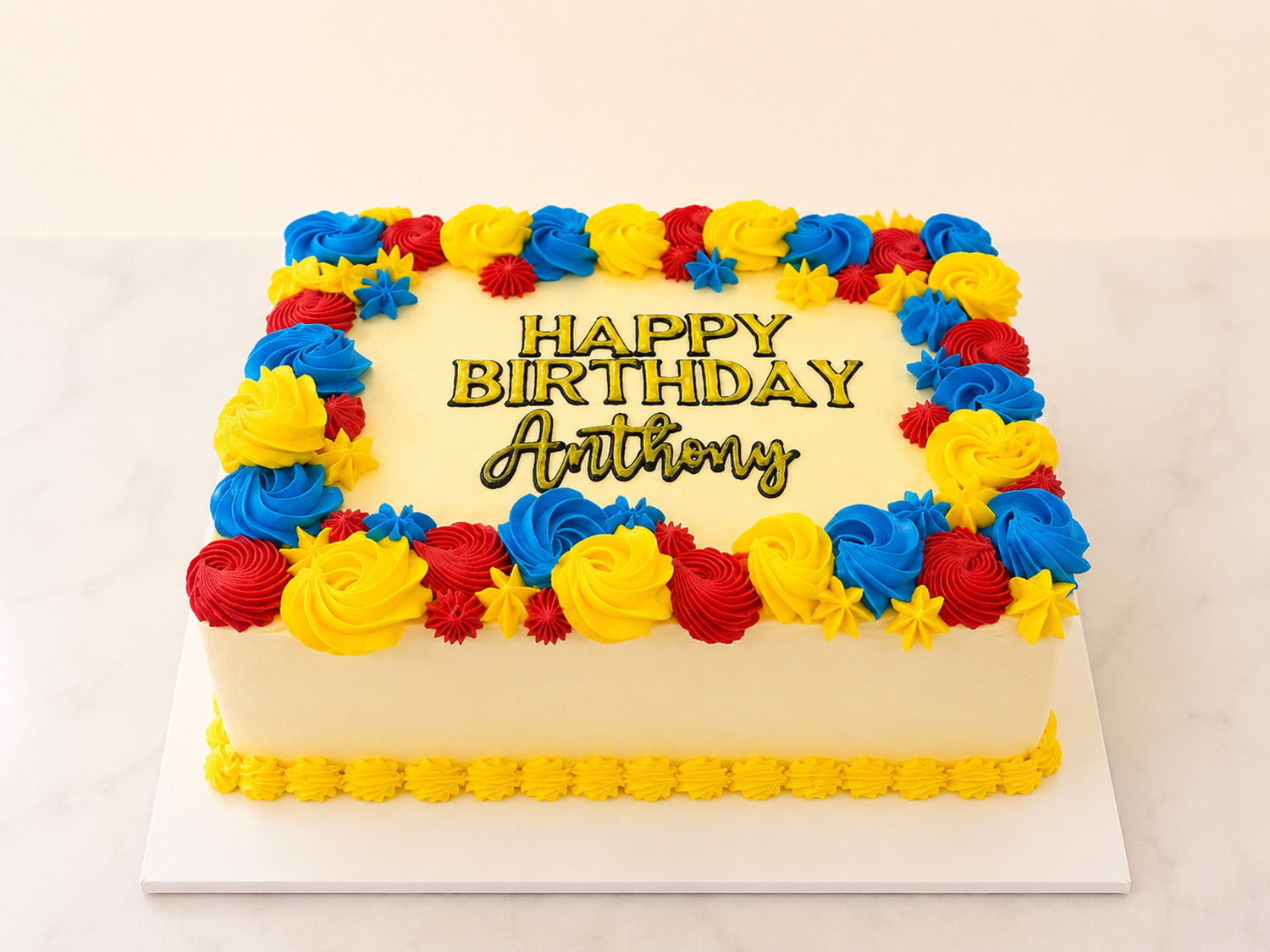 Romantic Rose Birthday Cakes