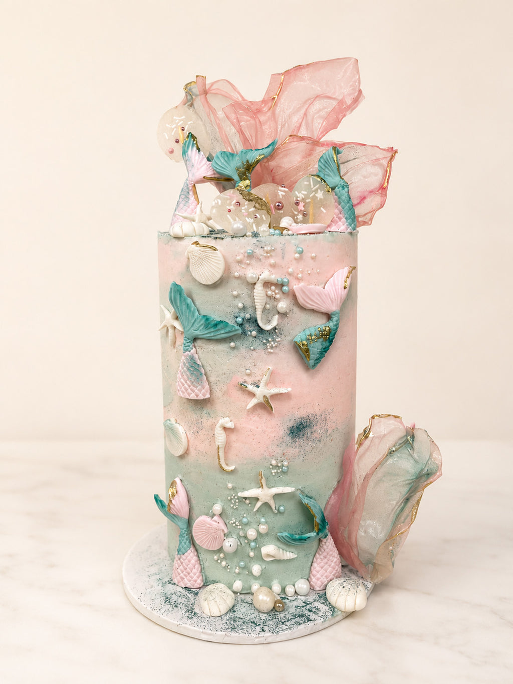 Ocean-Inspired Birthday Cakes