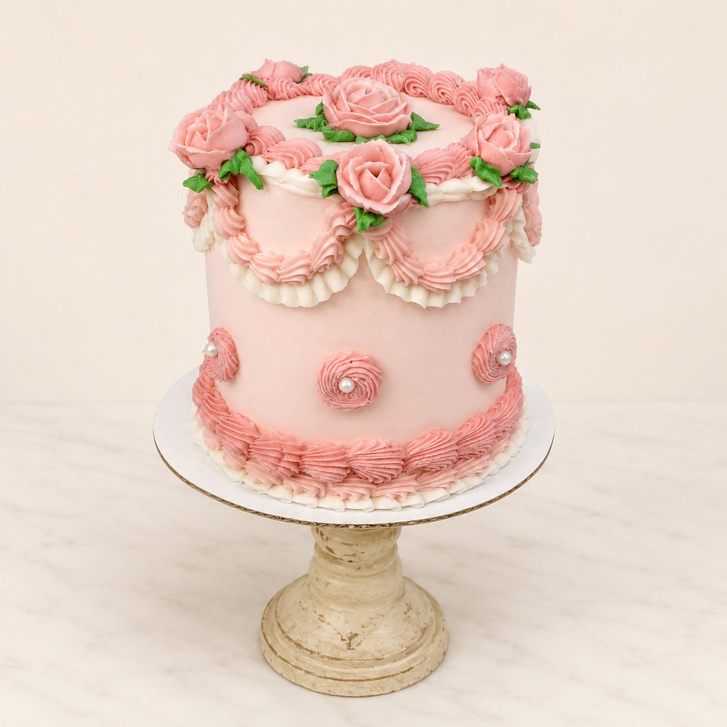 Romantic Rose Birthday Cakes